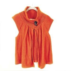 Design History Wool Blend Swing Sweater Vest sz L